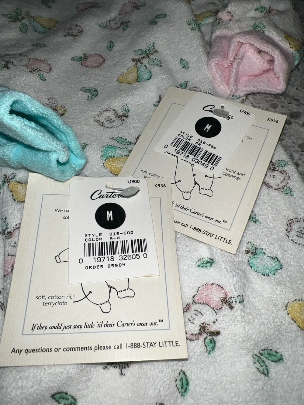 2 carters Vintage sleepers